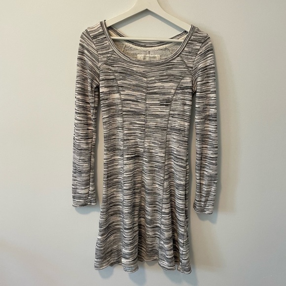 Anthropologie Grey Heathered Sweater Dress - Picture 1 of 9